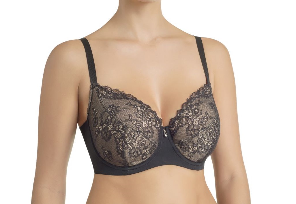 NIKOL DJUMON Biustonosz półusztywniany VALENS kolor Czarny 15112