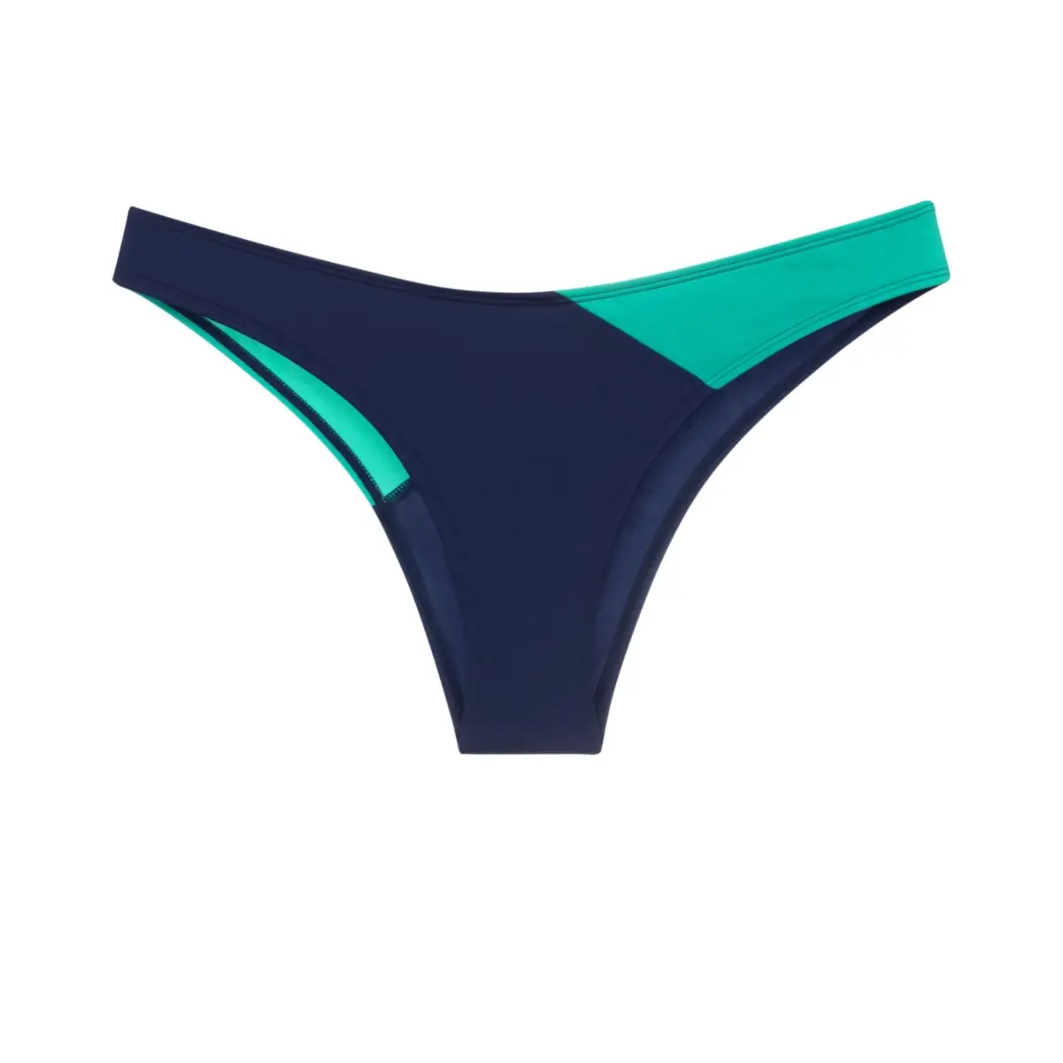 DORINA Majtki brazyliany ARAVINA kolor Granatowy - Turkusowy FXBZ0011MI010