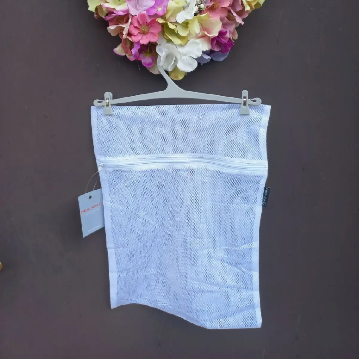 NVC Dodatki woreczek do prania Akcesoria kolor Biały 1220